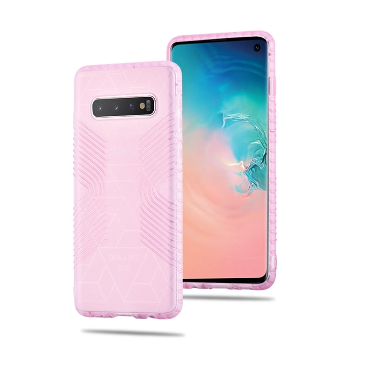 Anti-slip Frosted Transparent Full Coverage Case for Galaxy S10+