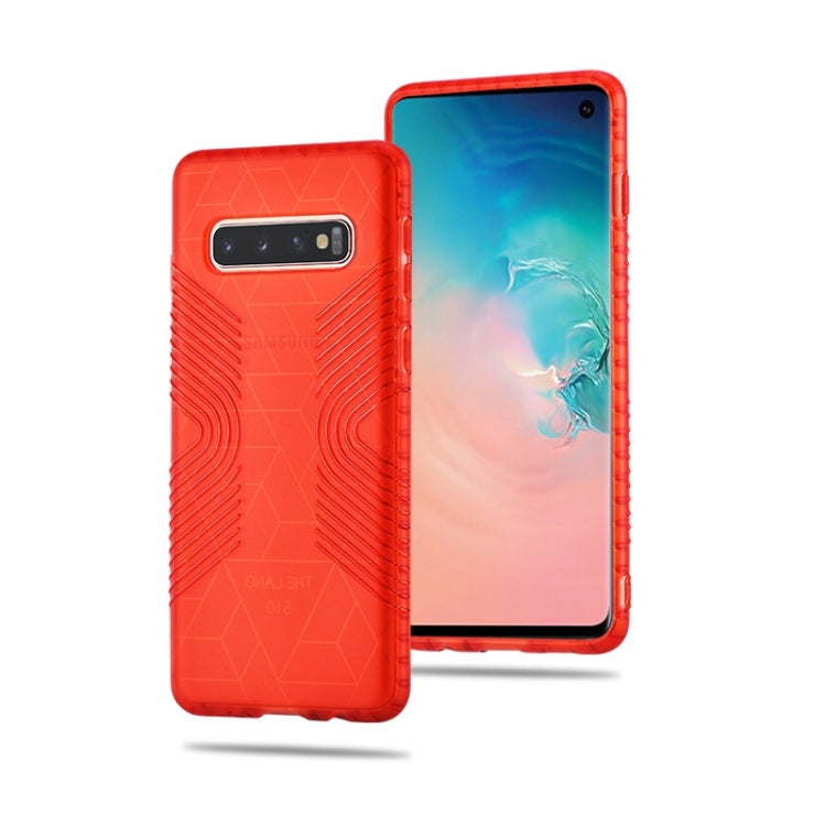 Anti-slip Frosted Transparent Full Coverage Case for Galaxy S10+