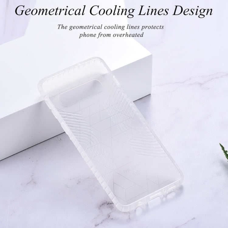 Anti-slip Frosted Transparent Full Coverage Case for Galaxy S10+