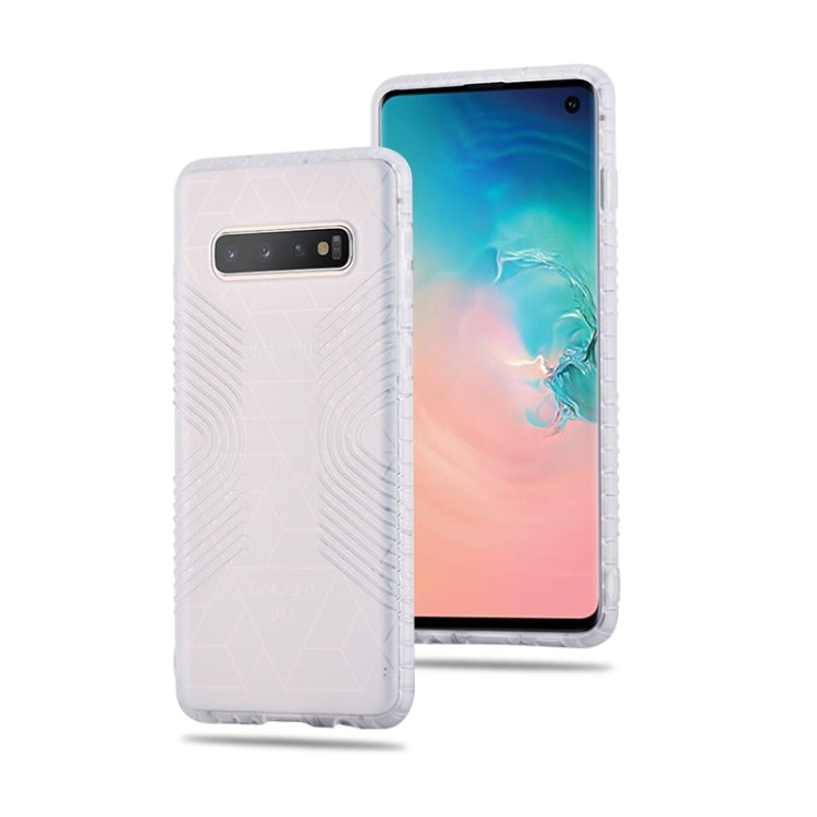 Anti-slip Frosted Transparent Full Coverage Case for Galaxy S10+