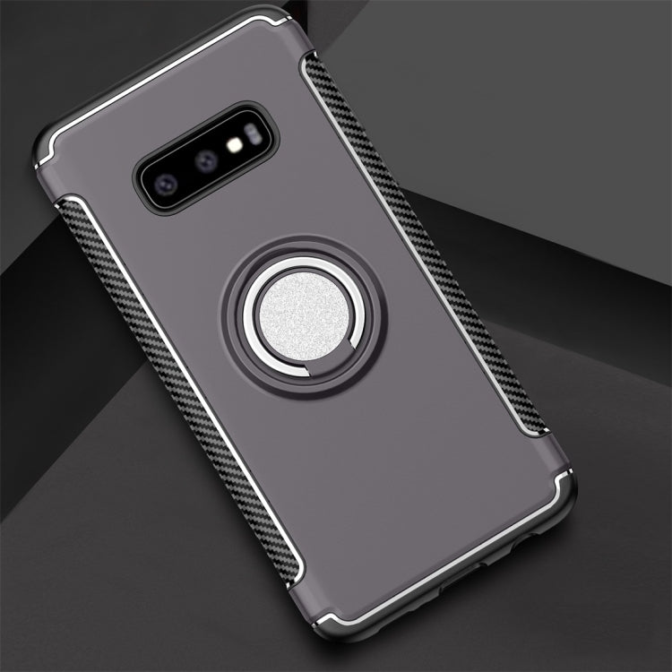 Magnetic Armor Protective Case for Galaxy S10 E, with 360 Degree Rotation Ring Holder