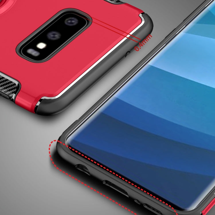 Magnetic Armor Protective Case for Galaxy S10 E, with 360 Degree Rotation Ring Holder