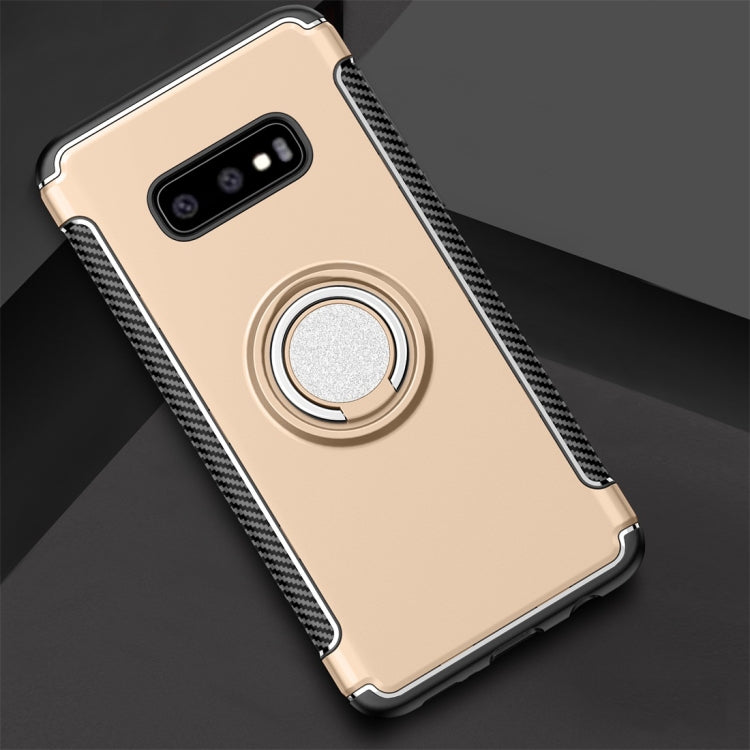 Magnetic Armor Protective Case for Galaxy S10 E, with 360 Degree Rotation Ring Holder