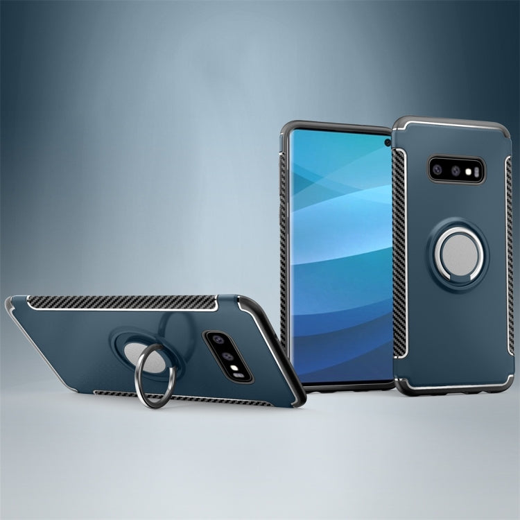 Magnetic Armor Protective Case for Galaxy S10 E, with 360 Degree Rotation Ring Holder