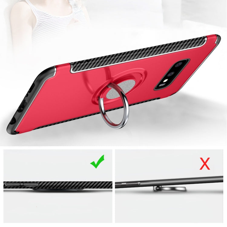 Magnetic Armor Protective Case for Galaxy S10 E, with 360 Degree Rotation Ring Holder
