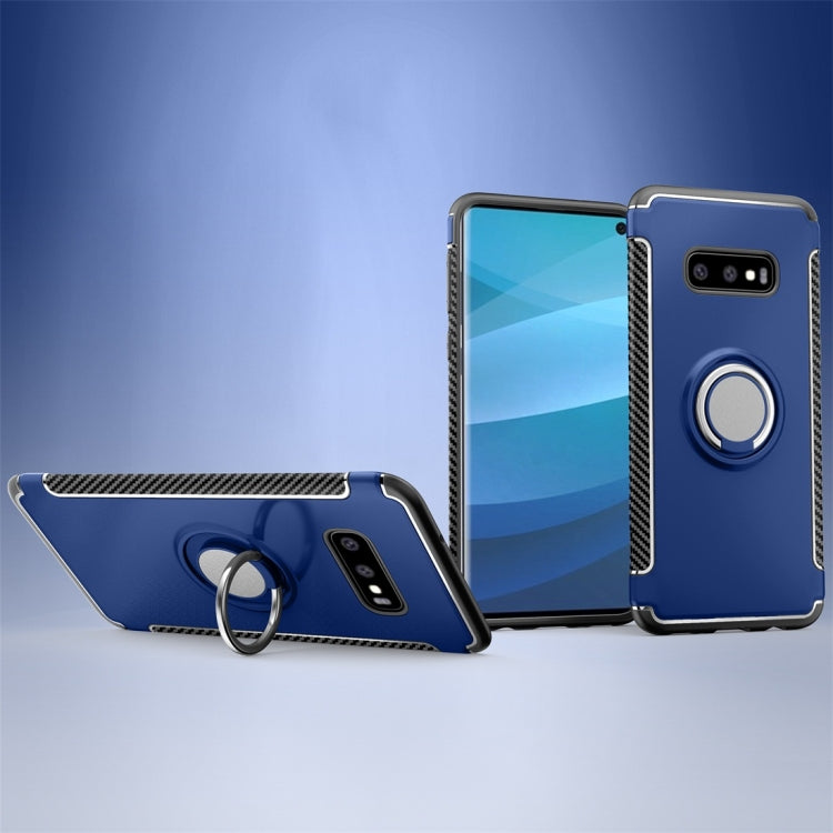 Magnetic Armor Protective Case for Galaxy S10 E, with 360 Degree Rotation Ring Holder