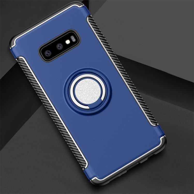 Magnetic Armor Protective Case for Galaxy S10 E, with 360 Degree Rotation Ring Holder