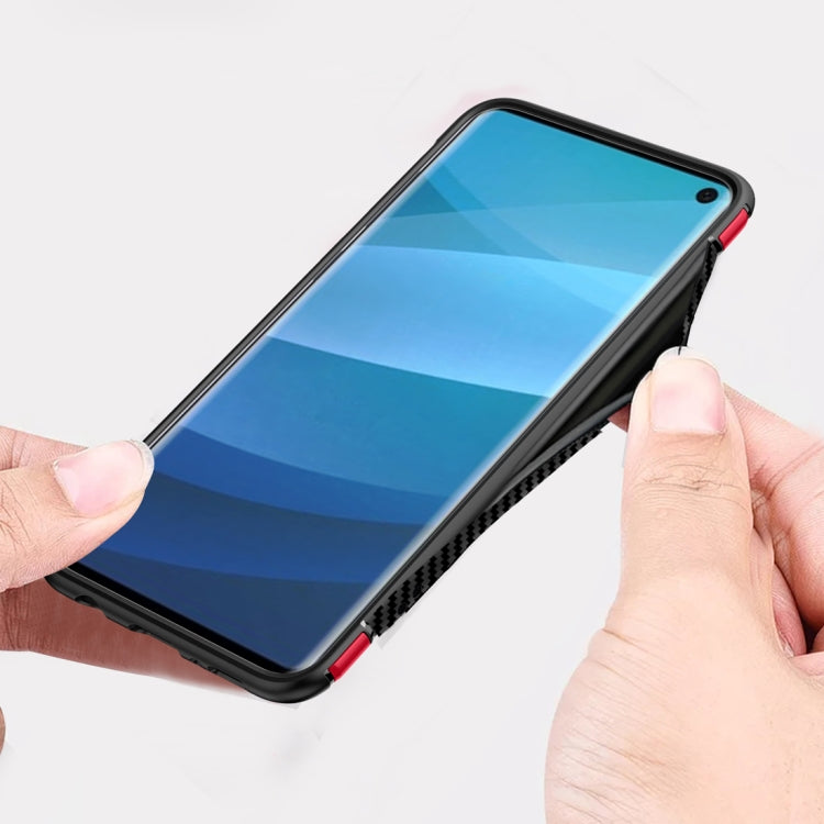Magnetic Armor Protective Case for Galaxy S10 E, with 360 Degree Rotation Ring Holder