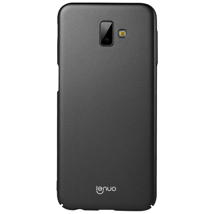 lenuo Leshield Series Ultra-thin PC Case for Galaxy J6 Plus(Black)