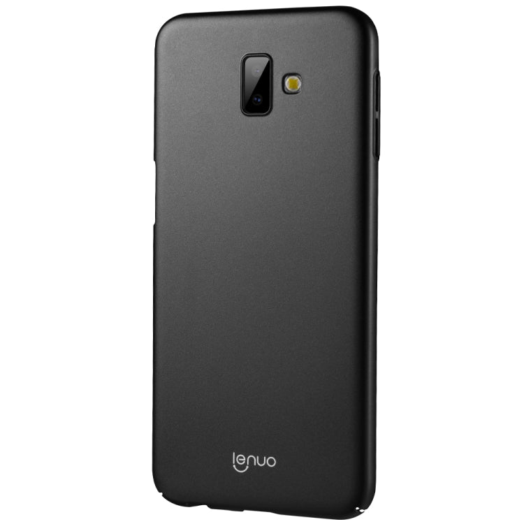 lenuo Leshield Series Ultra-thin PC Case for Galaxy J6 Plus(Black)
