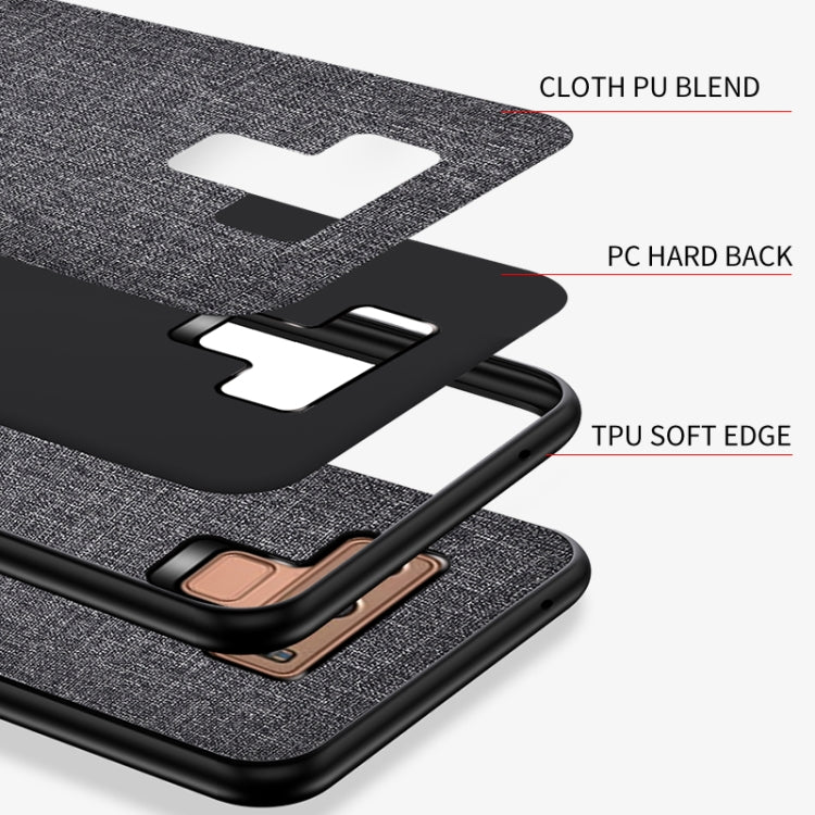 Shockproof Cloth Texture PC+ TPU Protective Case for Galaxy Note9