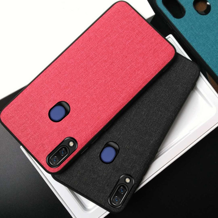 Shockproof Cloth Texture PC+ TPU Protective Case for Galaxy M20