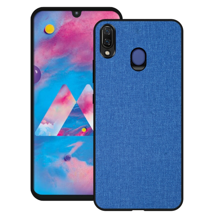 Shockproof Cloth Texture PC+ TPU Protective Case for Galaxy M20