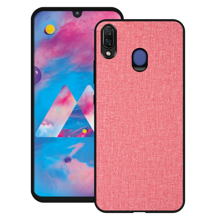 Shockproof Cloth Texture PC+ TPU Protective Case for Galaxy M20