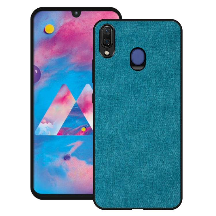 Shockproof Cloth Texture PC+ TPU Protective Case for Galaxy M20