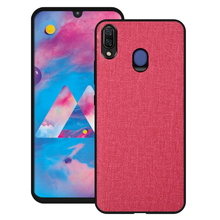 Shockproof Cloth Texture PC+ TPU Protective Case for Galaxy M20
