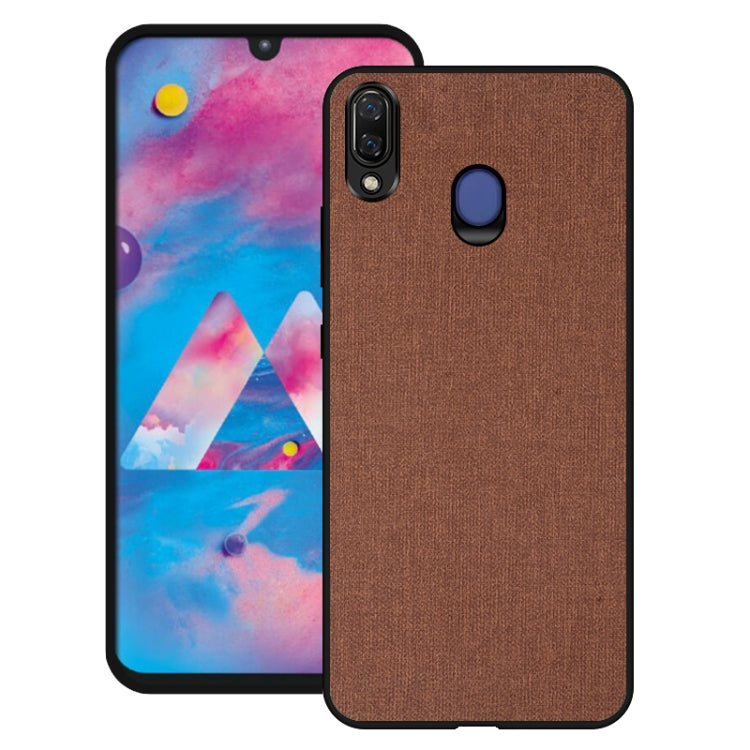 Shockproof Cloth Texture PC+ TPU Protective Case for Galaxy M20
