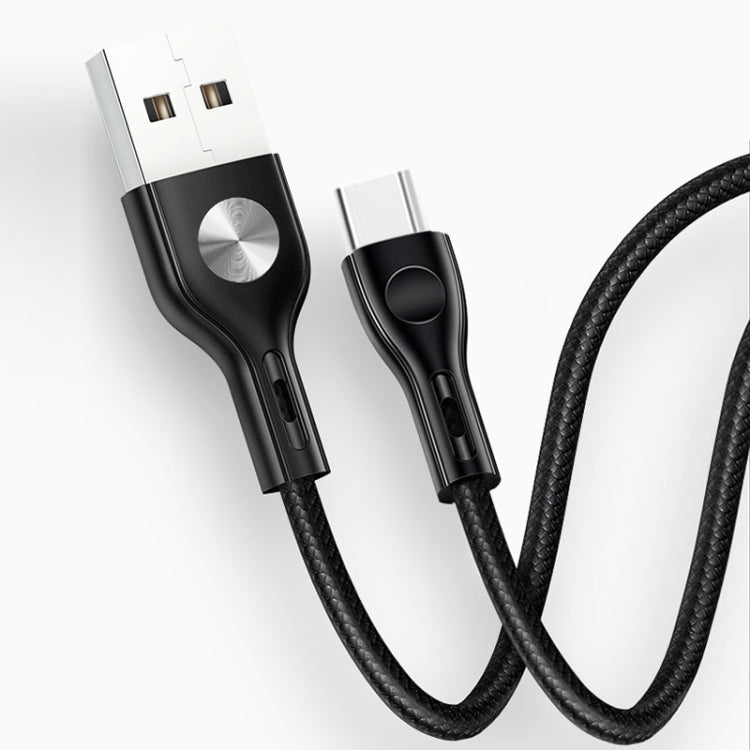 TOTUDESIGN BTA-017 Fine Point Series 2.4A USB to Micro USB Leather Cable, Cable Length: 1.2m