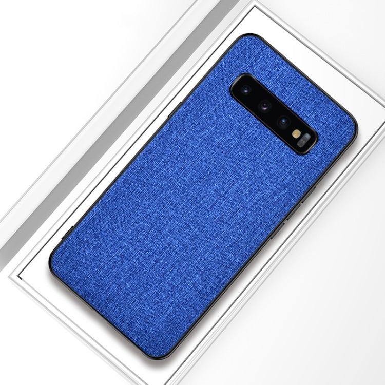 Shockproof Cloth Texture PC+ TPU Protective Case for Galaxy S10+
