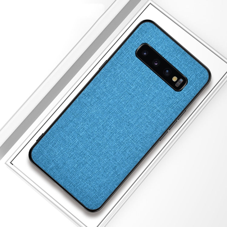 Shockproof Cloth Texture PC+ TPU Protective Case for Galaxy S10+