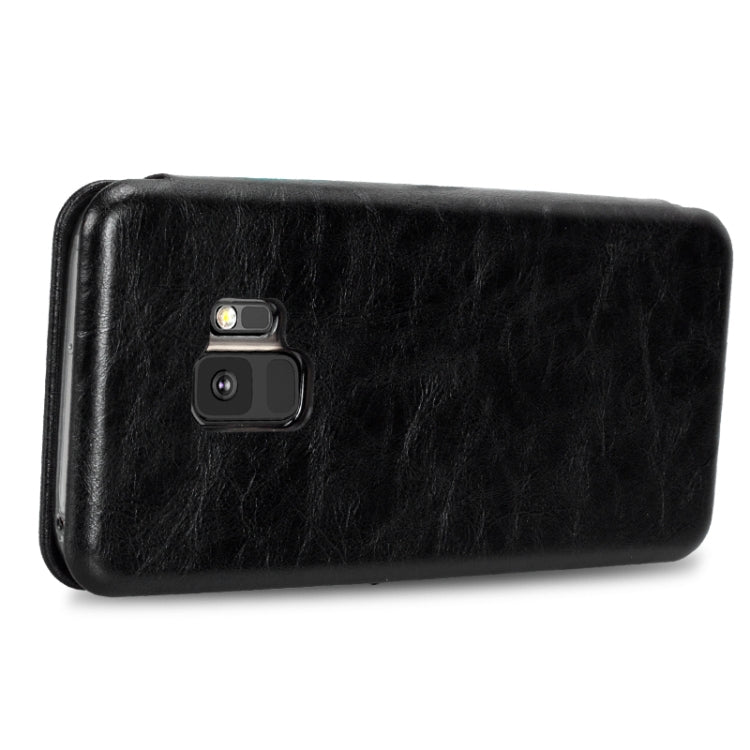 Lenuo Lebe Series for Galaxy S9 PU + TPU Crazy Horse Texture Horizontal Flip Leather Case with Card Slots