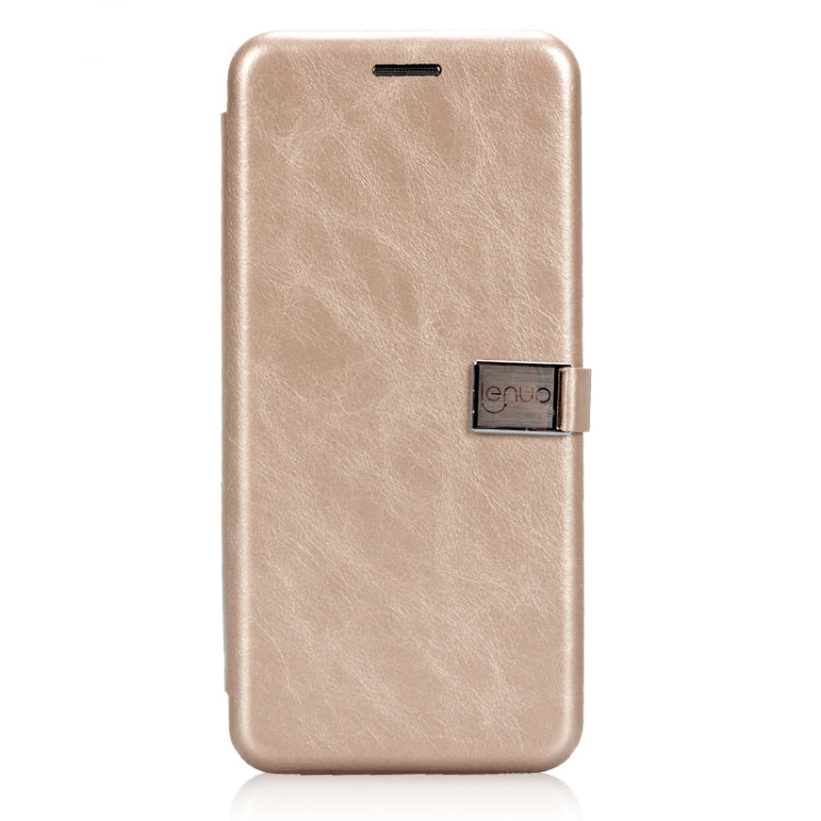 Lenuo Lebe Series for Galaxy S9 PU + TPU Crazy Horse Texture Horizontal Flip Leather Case with Card Slots