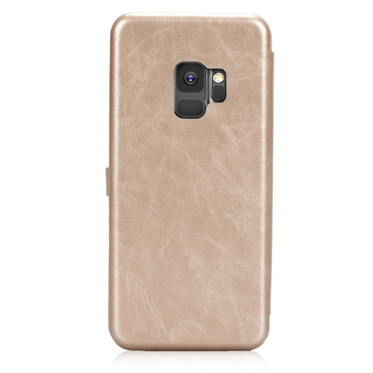 Lenuo Lebe Series for Galaxy S9 PU + TPU Crazy Horse Texture Horizontal Flip Leather Case with Card Slots