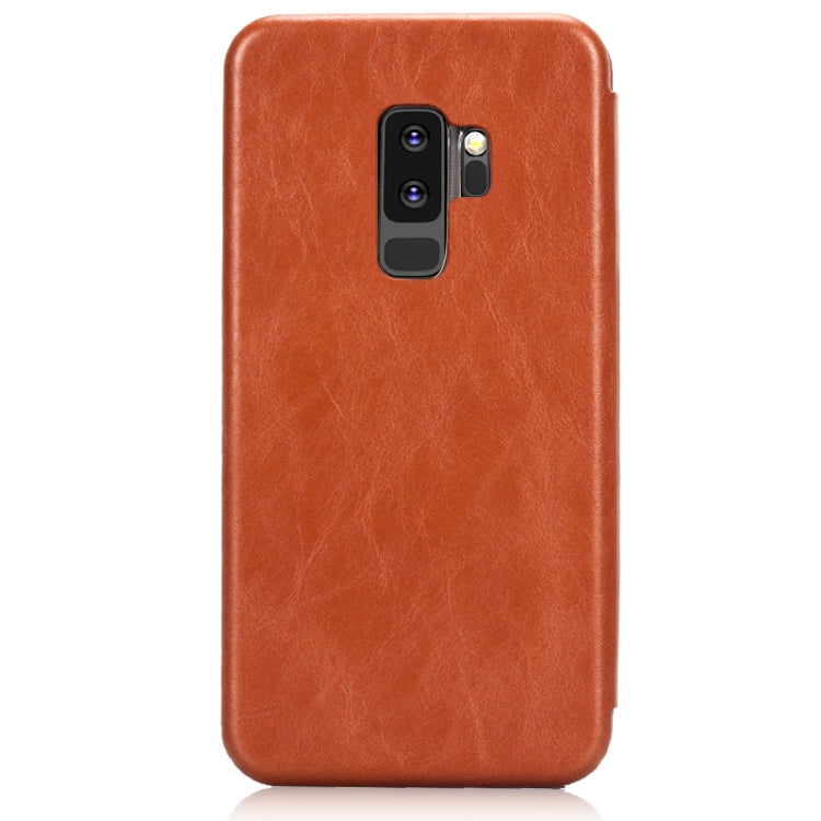 Lenuo Lebe Series for Galaxy S9+ PU + TPU Crazy Horse Texture Horizontal Flip Leather Case with Card Slots