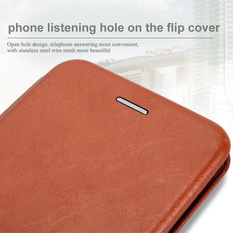 Lenuo Lebe Series for Galaxy S9+ PU + TPU Crazy Horse Texture Horizontal Flip Leather Case with Card Slots