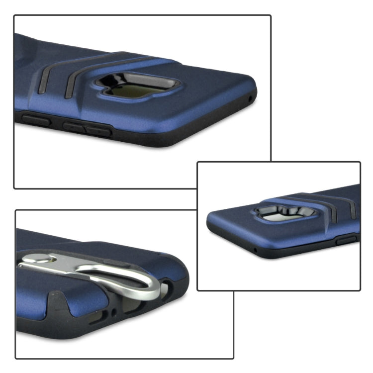 For Galaxy S9 TPU + PC Shockproof Protective Back Case with Rotatable Holder