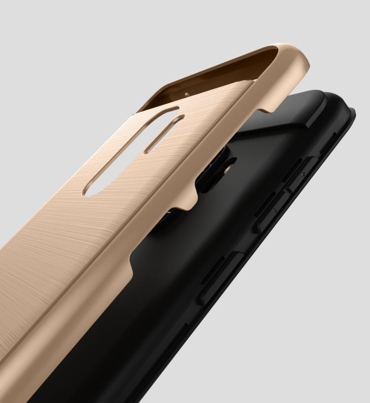For Galaxy S9 Brushed Texture Dropproof Protective Back Cover Case