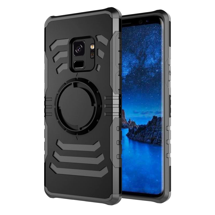For Galaxy S9 Detachable Dropproof Protective Back Cover Case with Sport Armband