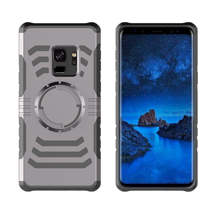 For Galaxy S9 Detachable Dropproof Protective Back Cover Case with Sport Armband