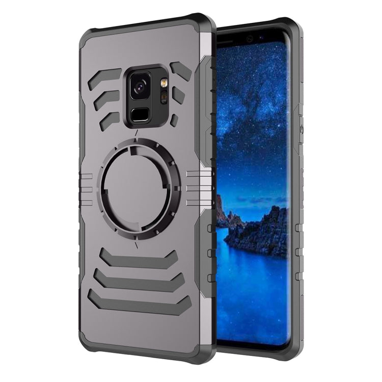 For Galaxy S9 Detachable Dropproof Protective Back Cover Case with Sport Armband