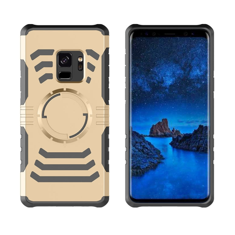 For Galaxy S9 Detachable Dropproof Protective Back Cover Case with Sport Armband