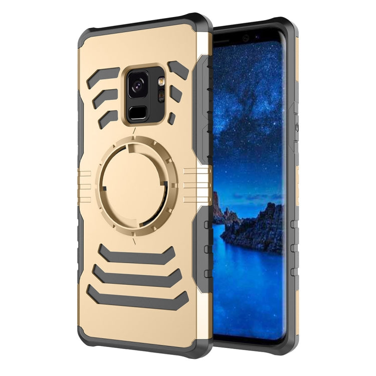 For Galaxy S9 Detachable Dropproof Protective Back Cover Case with Sport Armband