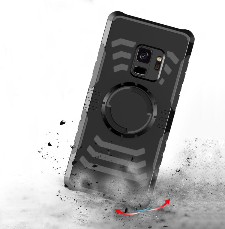 For Galaxy S9 Detachable Dropproof Protective Back Cover Case with Sport Armband