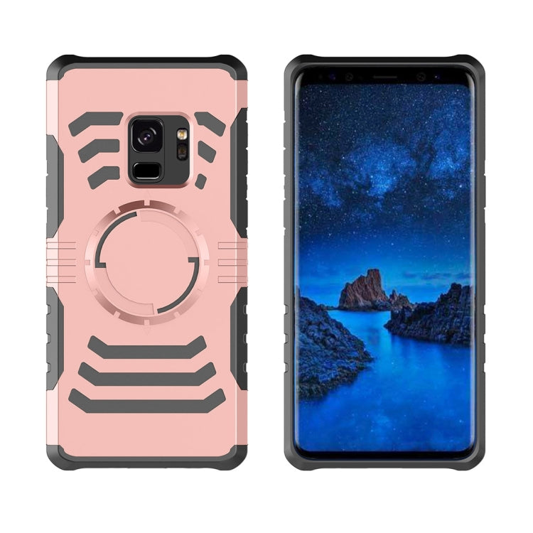 For Galaxy S9 Detachable Dropproof Protective Back Cover Case with Sport Armband