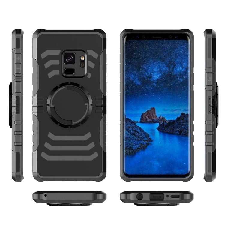 For Galaxy S9 Detachable Dropproof Protective Back Cover Case with Sport Armband
