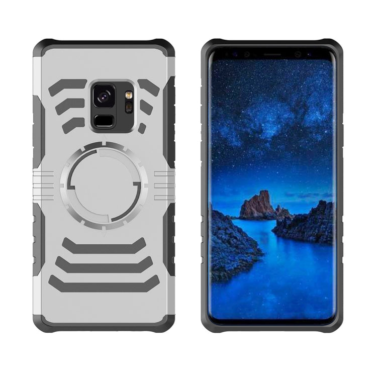 For Galaxy S9 Detachable Dropproof Protective Back Cover Case with Sport Armband