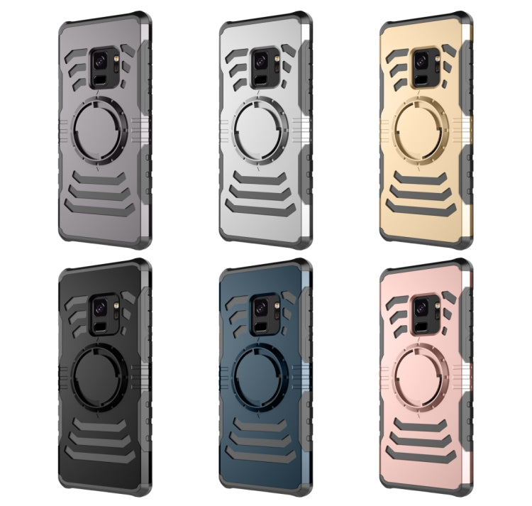 For Galaxy S9 Detachable Dropproof Protective Back Cover Case with Sport Armband
