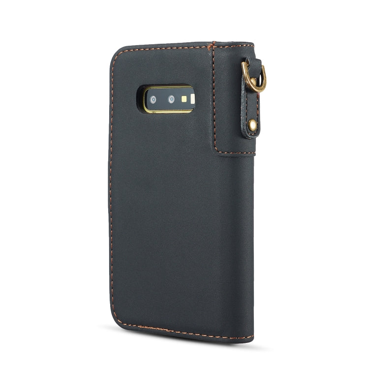 Cowhide Texture Horizontal Flip Leather Case for Galaxy S10, with Holder & Card Slots & Wallet & Sling