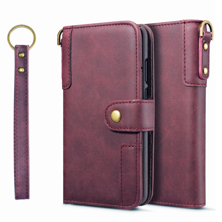 Cowhide Texture Horizontal Flip Leather Case for Galaxy S10, with Holder & Card Slots & Wallet & Sling