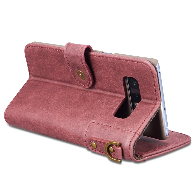 Cowhide Texture Horizontal Flip Leather Case for Galaxy S10, with Holder & Card Slots & Wallet & Sling