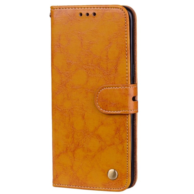 For Galaxy S8 Business Style Oil Wax Texture Horizontal Flip Leather Case with Holder & Card Slots & Wallet
