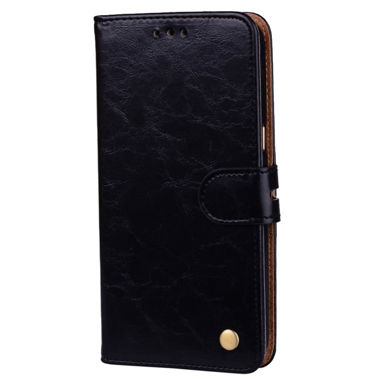 For Samsung Galaxy A3 (2017) Business Style Oil Wax Texture Horizontal Flip Leather Case with Holder & Card Slots & Wallet