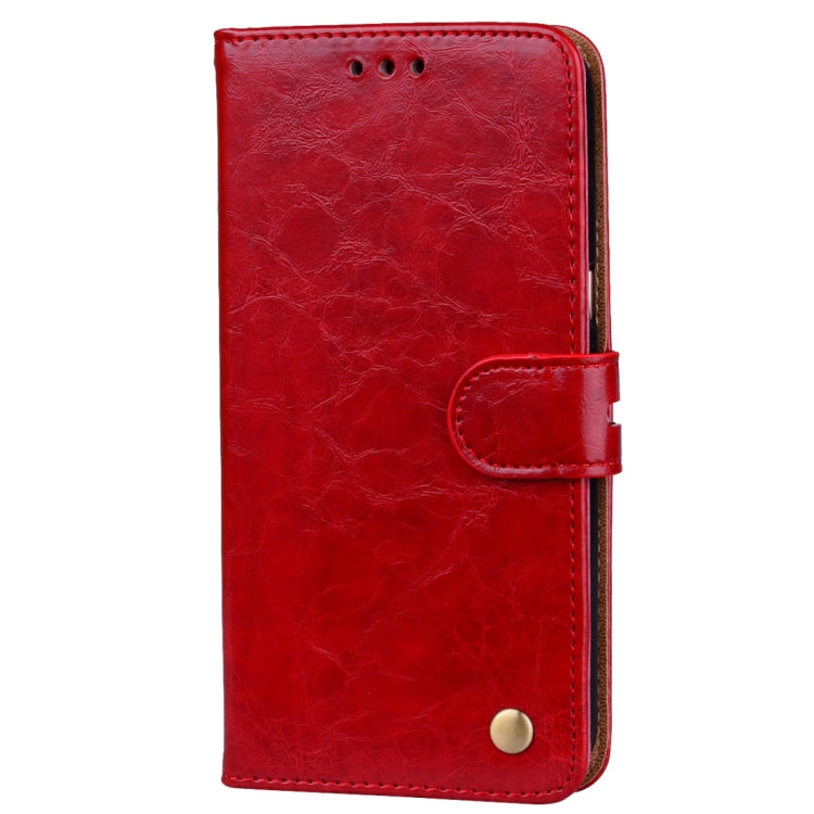 For Samsung Galaxy A3 (2017) Business Style Oil Wax Texture Horizontal Flip Leather Case with Holder & Card Slots & Wallet