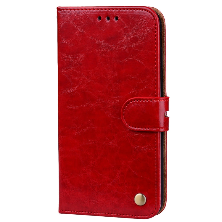 For Galaxy J3 (2017) / J330 (EU Version) Business Style Oil Wax Texture Horizontal Flip Leather Case with Holder & Card Slots & Wallet