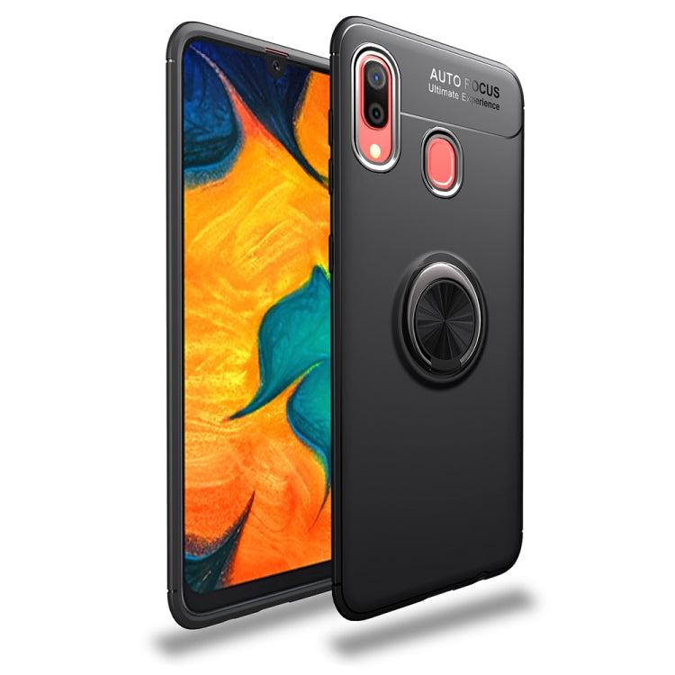 Lenuo Shockproof TPU Case for Galaxy A40, with Invisible Holder