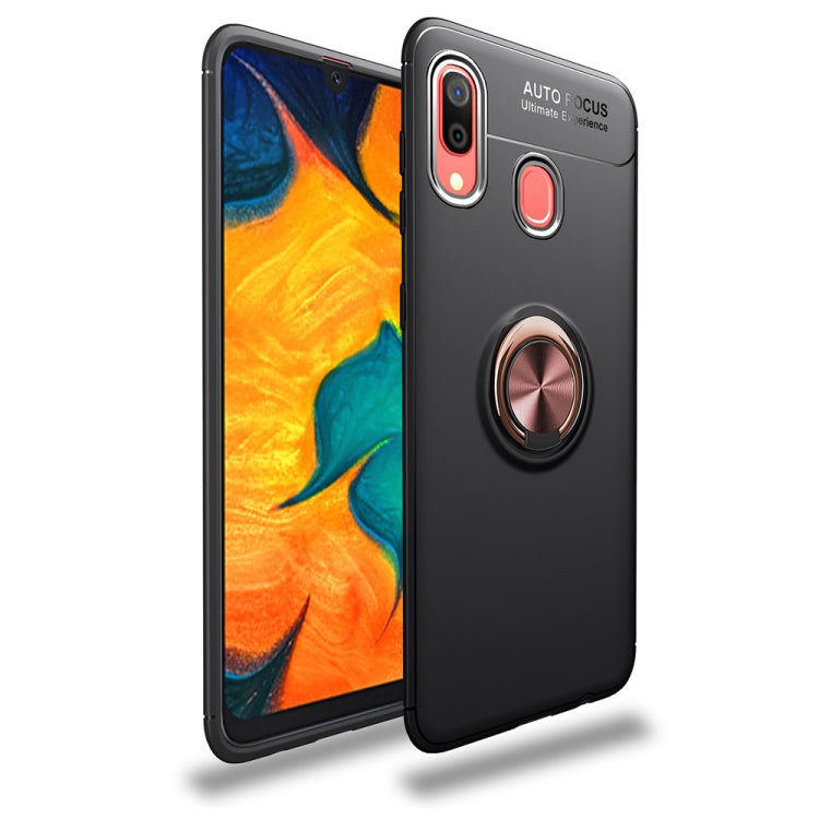 Lenuo Shockproof TPU Case for Galaxy A40, with Invisible Holder
